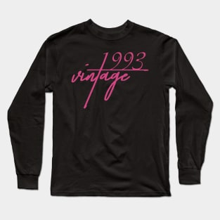 1993 Vintage. 27th Birthday Cool Gift Idea Long Sleeve T-Shirt